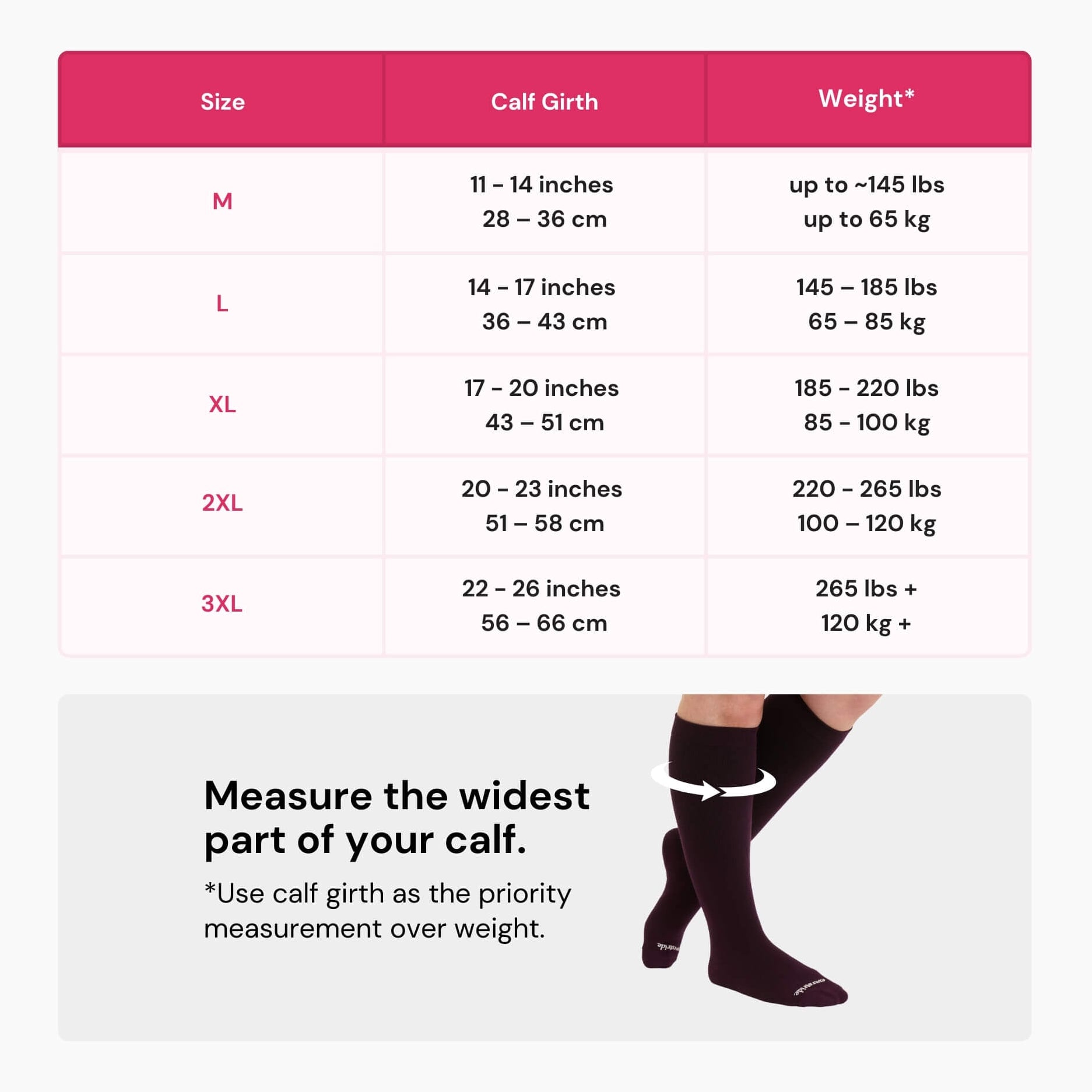 Bamboo Wide Compression Socks